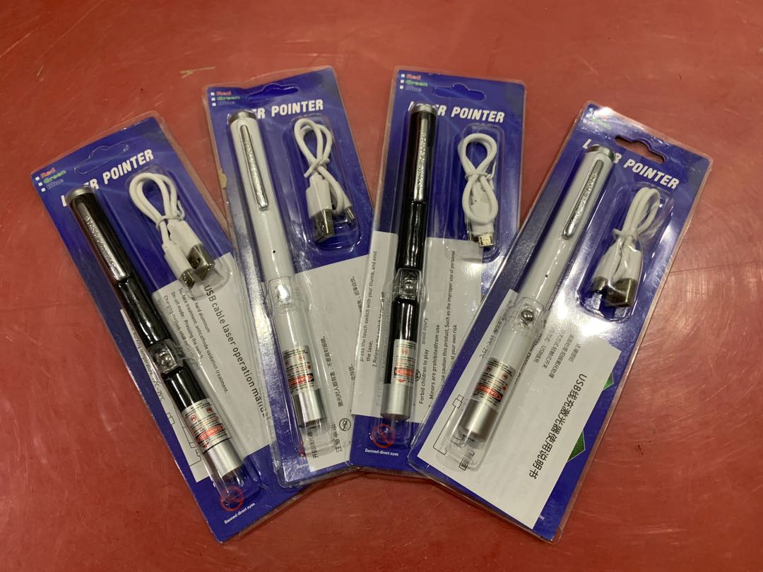 Laser Pointer (long throw, red laser, usb re-chargeable), Hobbies ...