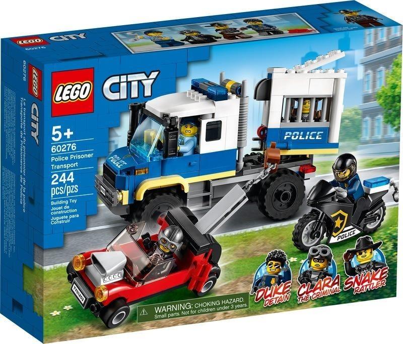 Lego City Police Prisoner Transport 城市 警察運囚車 玩具 遊戲類 玩具 Carousell