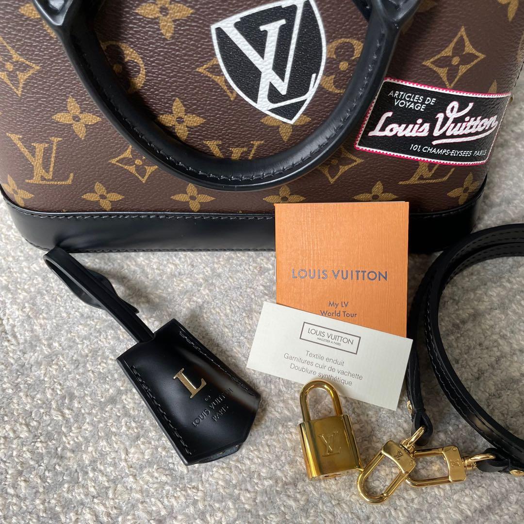 Louis Vuitton Alma BB World Tour Monogram Black - LVLENKA Luxury Consignment