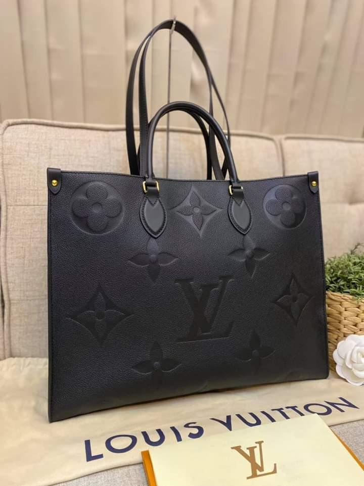 Louis Vuitton Neverfull MM Monogram Empriente Black in Cowhide Leather with  Gold-tone - US