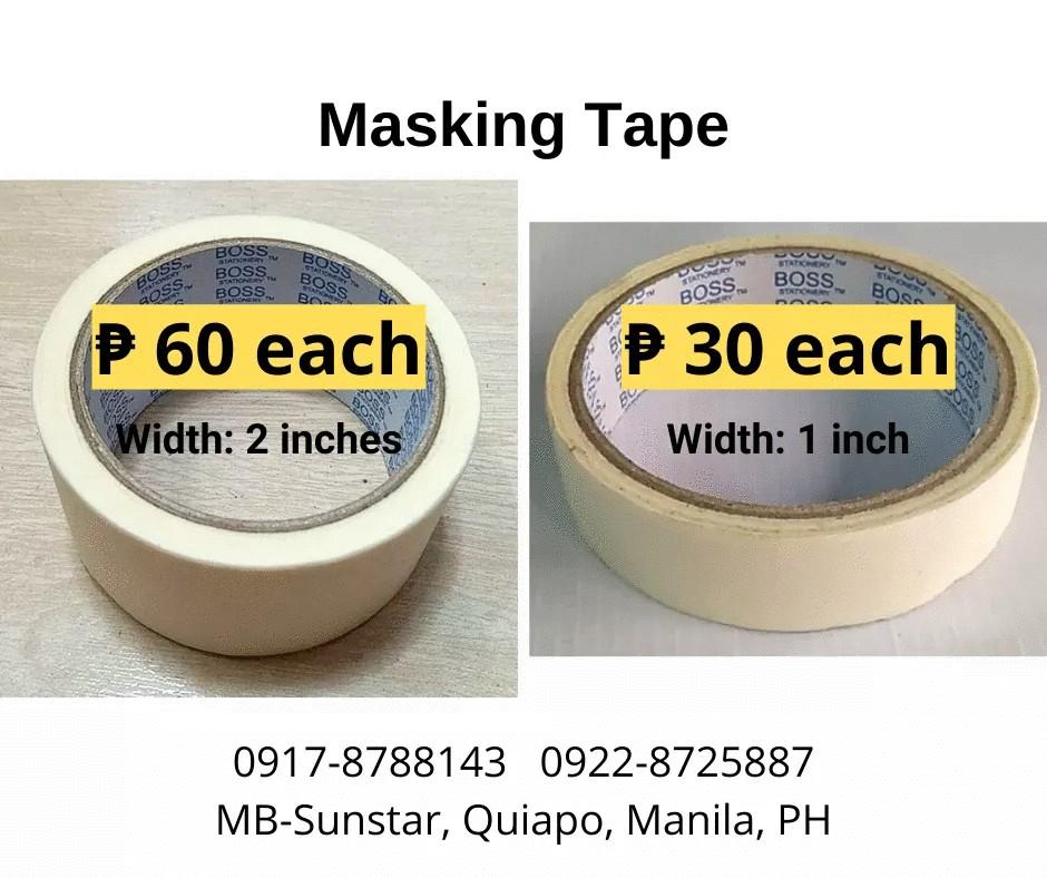 MASKING TAPE PACK LABEL PACKING Paint office school supply Balikbayan