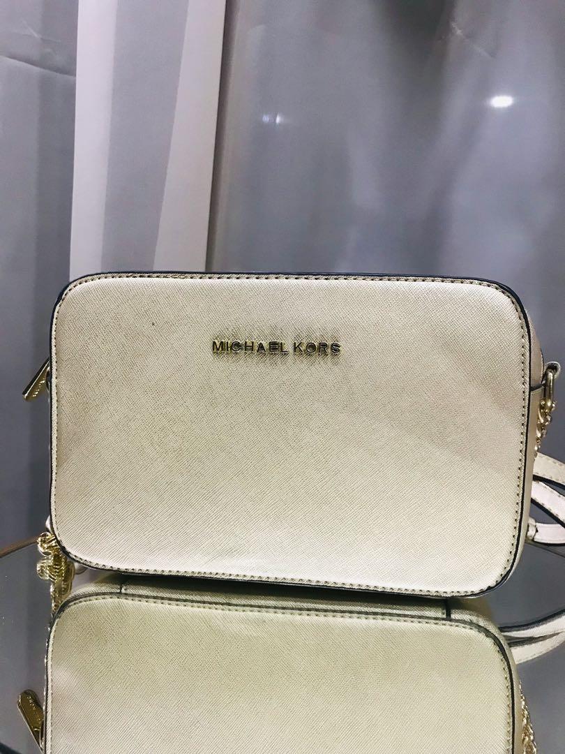 Michael kors gold sling bag top