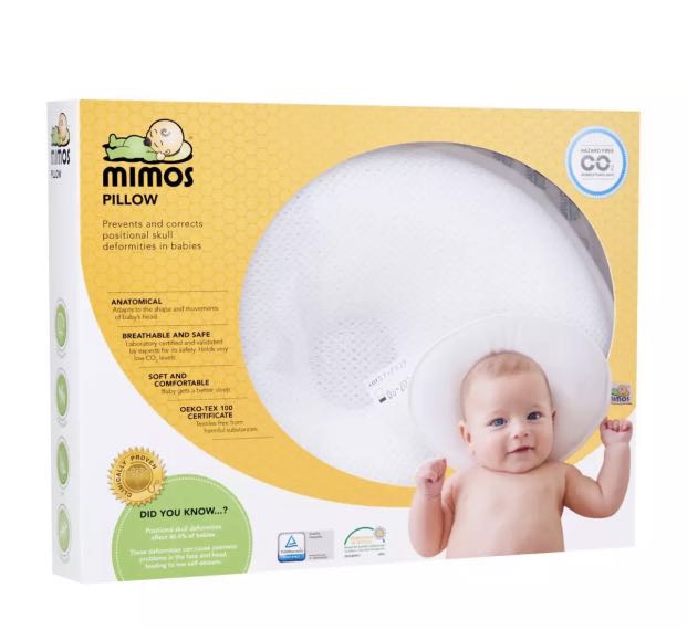 Mimos Baby Pillow for Plagiocephaly and Pressure Distribution (M), Babies & Kids, Baby Nursery