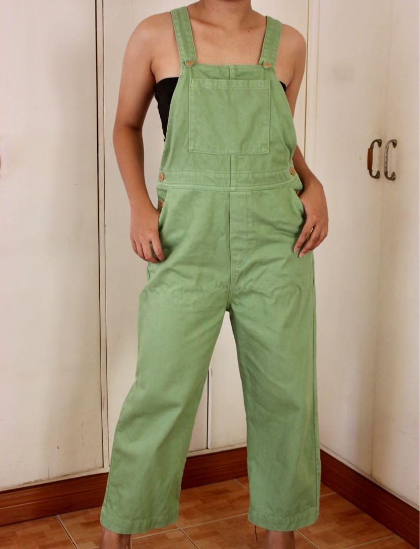 Monki green dungarees 2025