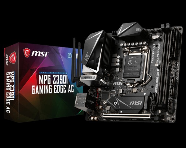 Msi z390 gaming edge ac itx motherboard mobo z390i for intel