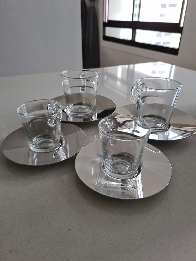 Nespresso View Espresso & Lungo cups with saucer, Furniture & Home Living, Kitchenware