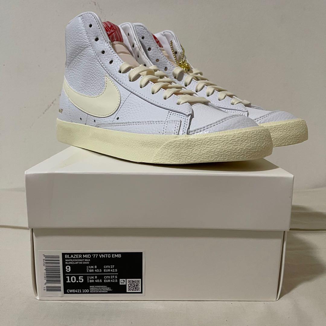 Nike Blazer Mid '77 VNTG EMB (Popcorn), Men's Fashion, Footwear, Sneakers  on Carousell