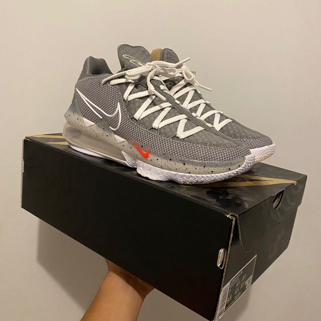 lebron 17 low grey