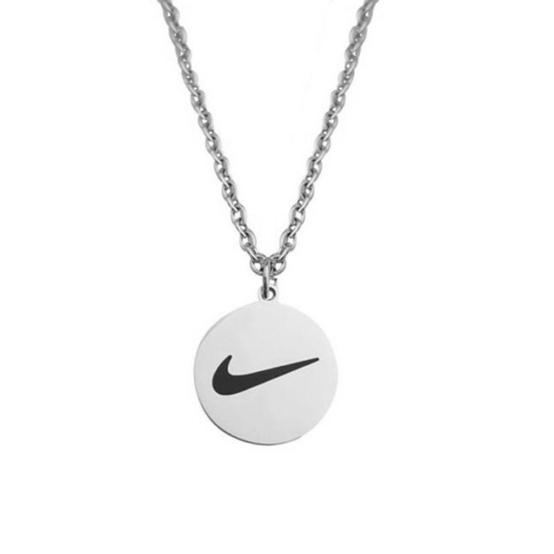 JUS DO IT Nike Swoosh Gold Necklace