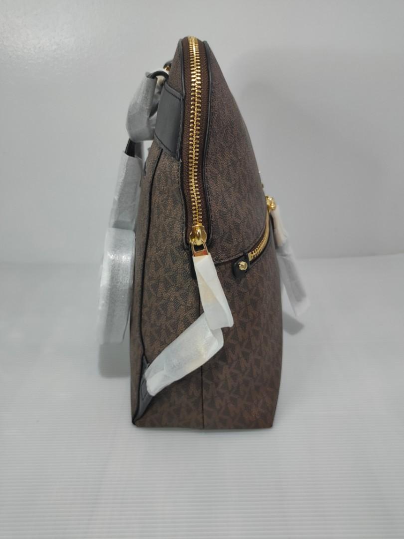 Michael kors rhea best sale medium slim logo backpack