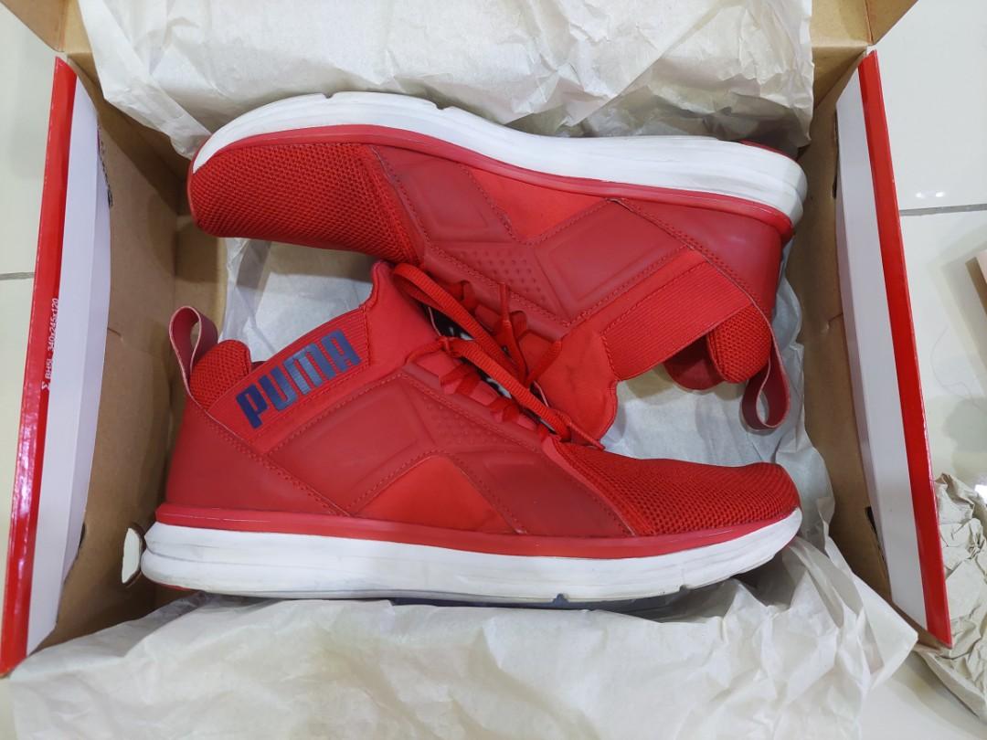 Puma enzo sales mesh red