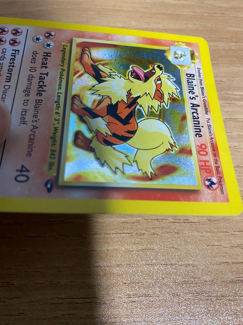 Pokemon tcg Blaines Arcanine Gym Heroes Vintage WoTC Holo 1/132 nm, Hobbies & Toys, Toys & Games on Carousell Pokemon tcg Blaines Arcanine Gym Heroes Vintage WoTC Holo 1/132 nm, Hobbies & Toys, Toys & Games on Carousell