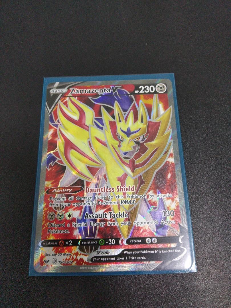 Pokemon TCG JP Shiny Zamazenta V Card, Hobbies & Toys, Toys & Games on  Carousell