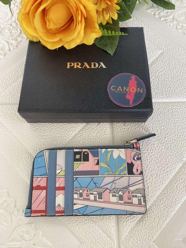 Prada Prada Comic Anime Girl Card Holder Wallet | Grailed