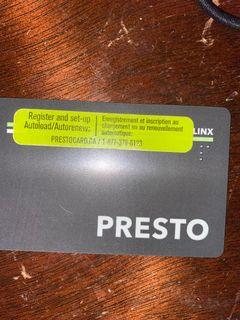 Presto card that lasts for 7 years for free