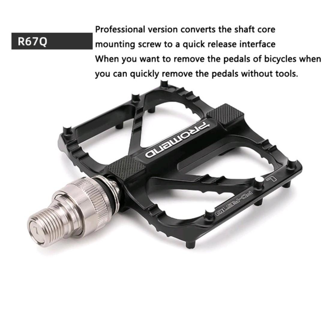 Promotion Promend quick release pedal bicycle pedal Bicycle Accessories Cycling Accessories Aluminium Alloy pedals Foldable bike Pedals Bicycle