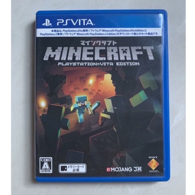 Ps Vita Minecraft Eng Chi Jap Used Video Gaming Video Games On Carousell