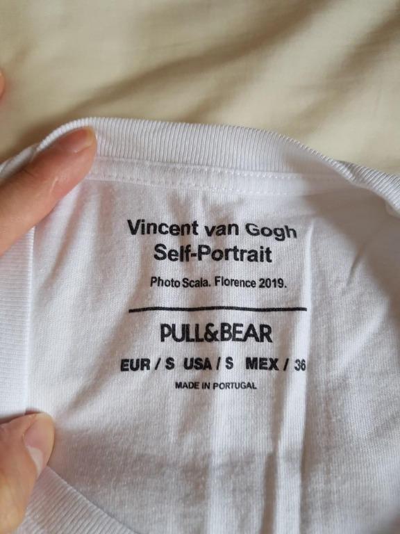Pull and bear t shirt van gogh cheap