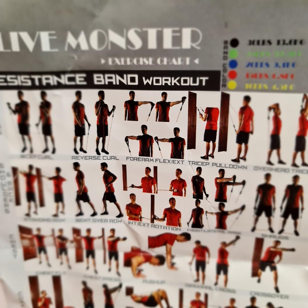 Live monster on sale resistance band