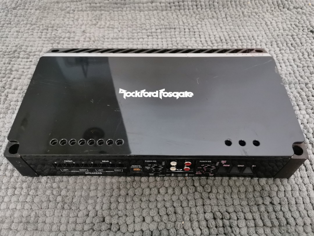 ロックフォード アンプ punch p400-4（Rockford Fosgate Punch P400-4 