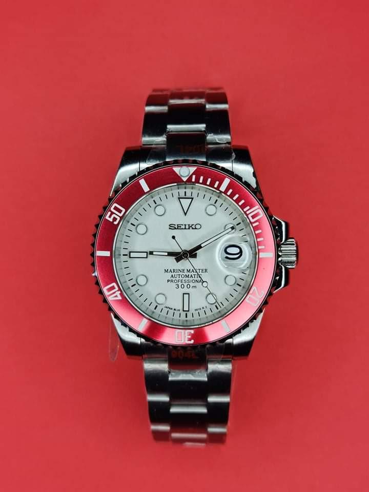 Seikolex "Red Submariner" 40mm Mod (Category: Men's Watches) located in Manila. Submitted by markwrist07 (Listing ID 1097371168, Image 2). Description: Seikolex Homage Mod 40mm are now available! PM us for orders! 🙏 The New and Improved 904L stainless steel Seikolex Homage Mod 40mm -SUBMARINER -YACHTMASTER -GMT - EXPLORER 36mm/40mm -OP 36mm/40mm -DATEJUST 36mm/40mm CUSTOM MOD REQUEST ARE ALSO WELCOME! BUILD YOUR OWN DESIGN! https://www.facebook.