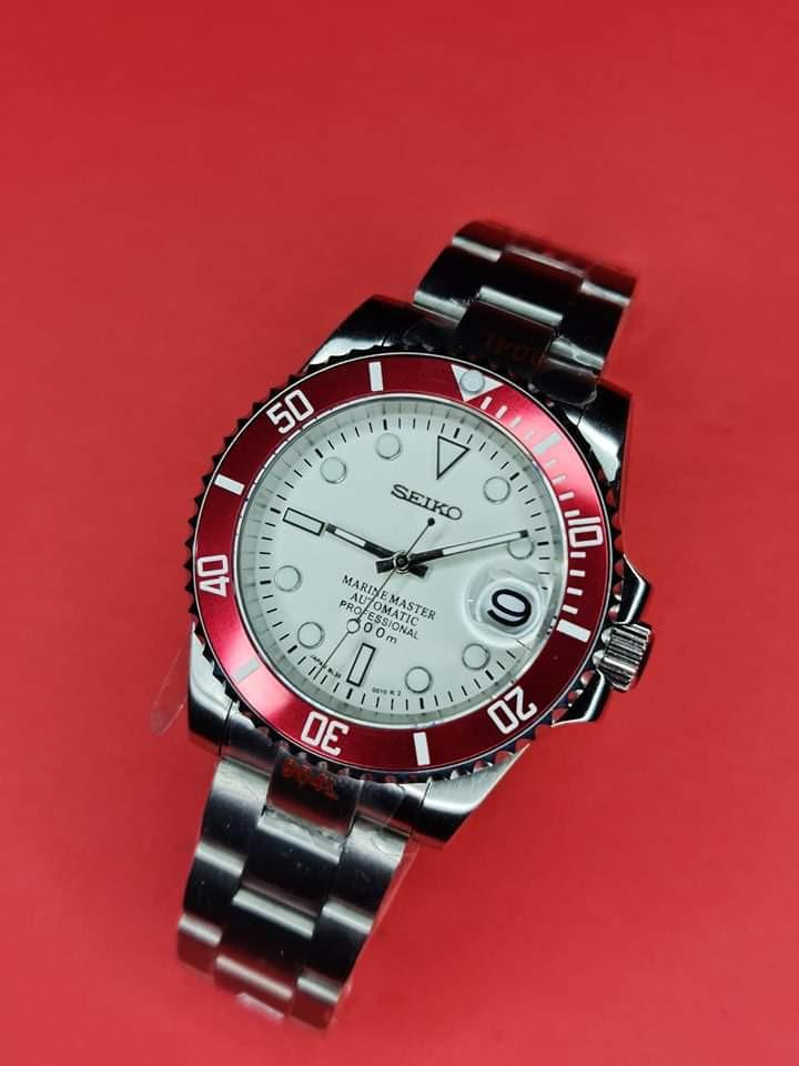 Seikolex "Red Submariner" 40mm Mod (Category: Men's Watches) located in Manila. Submitted by markwrist07 (Listing ID 1097371168, Image 3). Description: Seikolex Homage Mod 40mm are now available! PM us for orders! 🙏 The New and Improved 904L stainless steel Seikolex Homage Mod 40mm -SUBMARINER -YACHTMASTER -GMT - EXPLORER 36mm/40mm -OP 36mm/40mm -DATEJUST 36mm/40mm CUSTOM MOD REQUEST ARE ALSO WELCOME! BUILD YOUR OWN DESIGN! https://www.facebook.