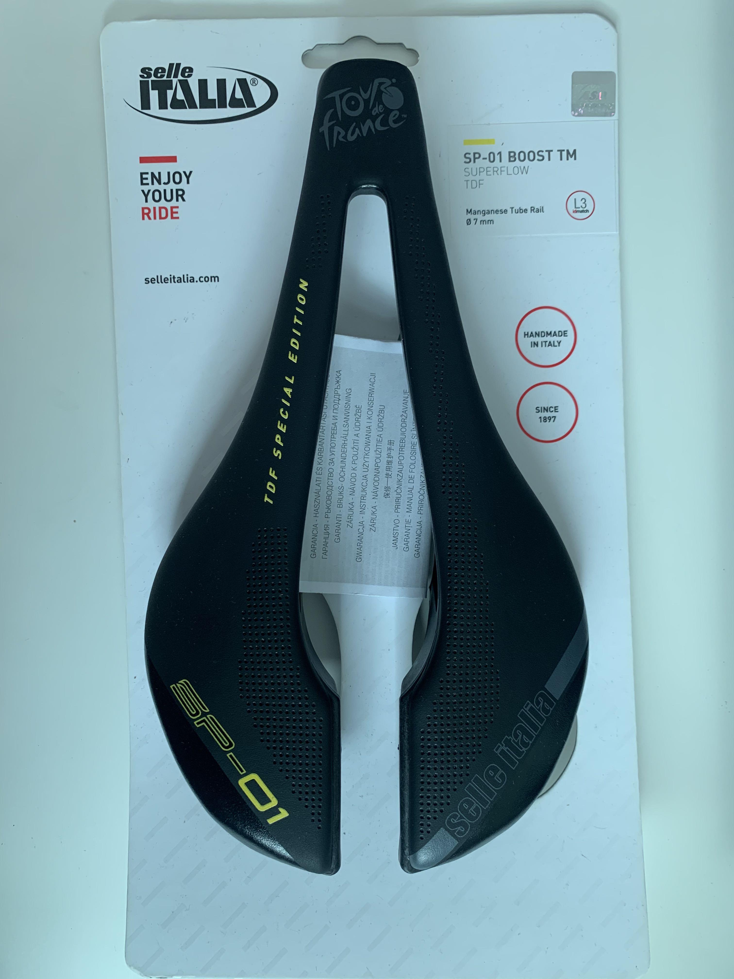 Selle Italia SP-01 Boost TM Superflow TDF Saddle, Sports Equipment ...