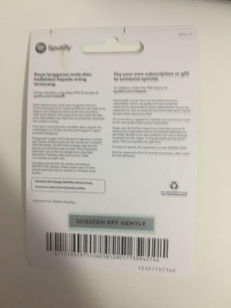 Spotify ( 1 month), Hobbies & Toys, Music & Media, CDs & DVDs ...