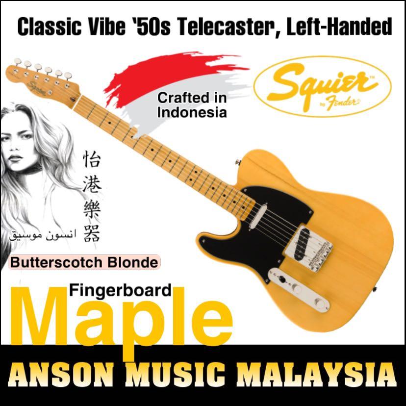 Squier classic vibe 50s telecaster left handed sales