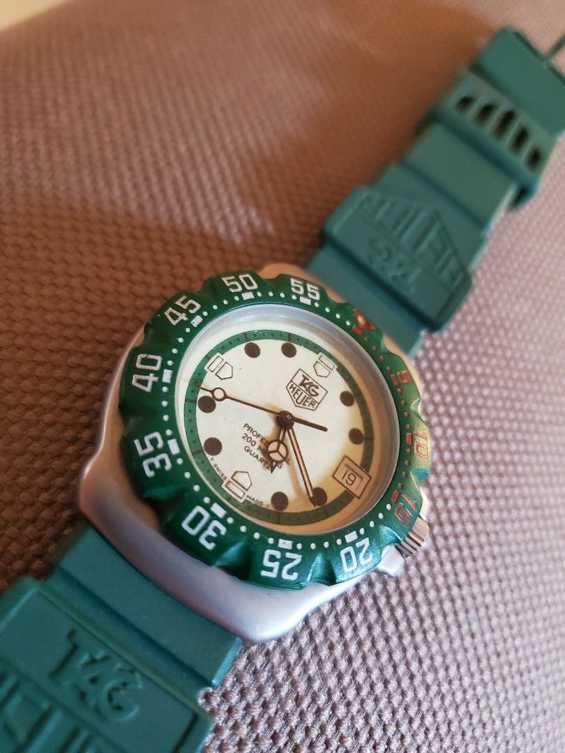 Tag heuer formula 1 outlet green