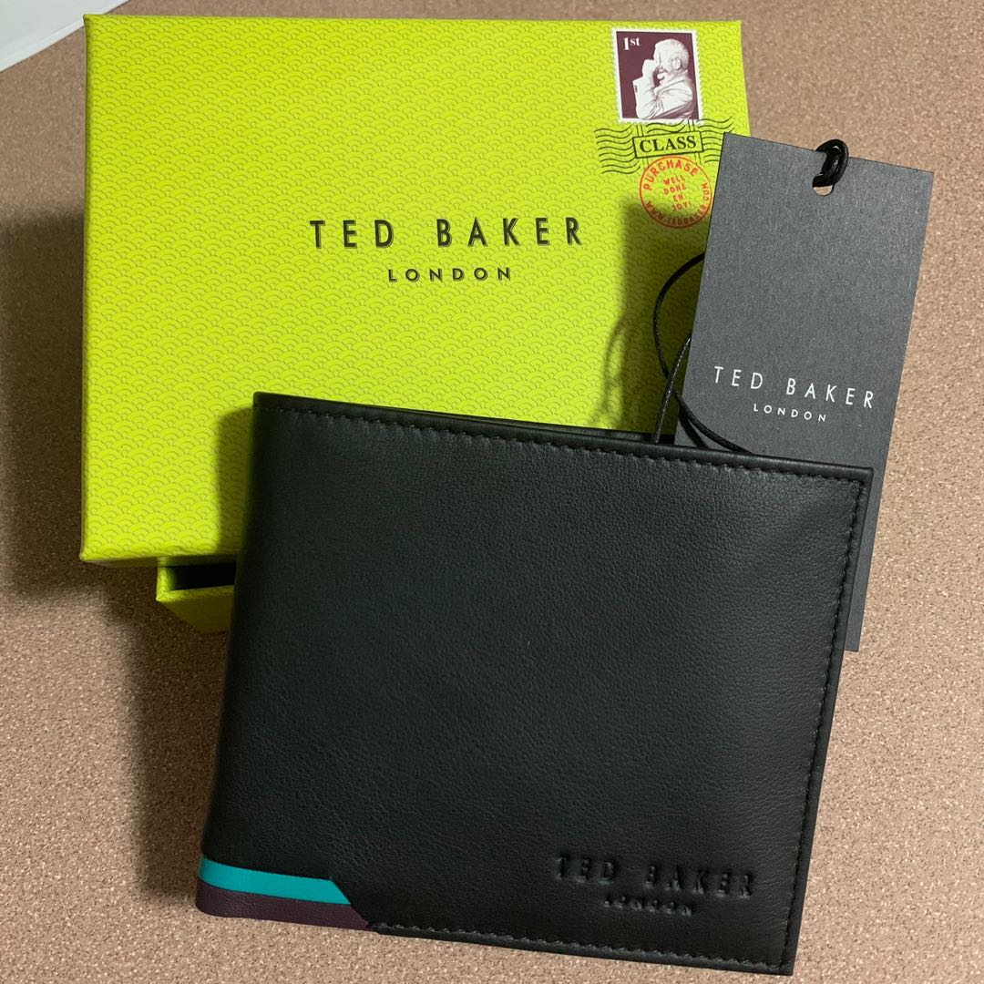 Ted Baker leather wallet, Men's Fashion, Watches & Accessories 