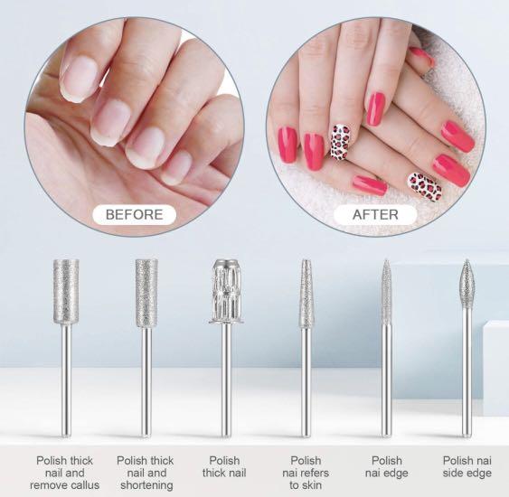 Tesoky 4.4 out of 5 stars 3 706 Reviews Upgraded Electric Nail Drill Bits Set Professional Electric Nail File Machine for Acrylic Nails Gel Nails
