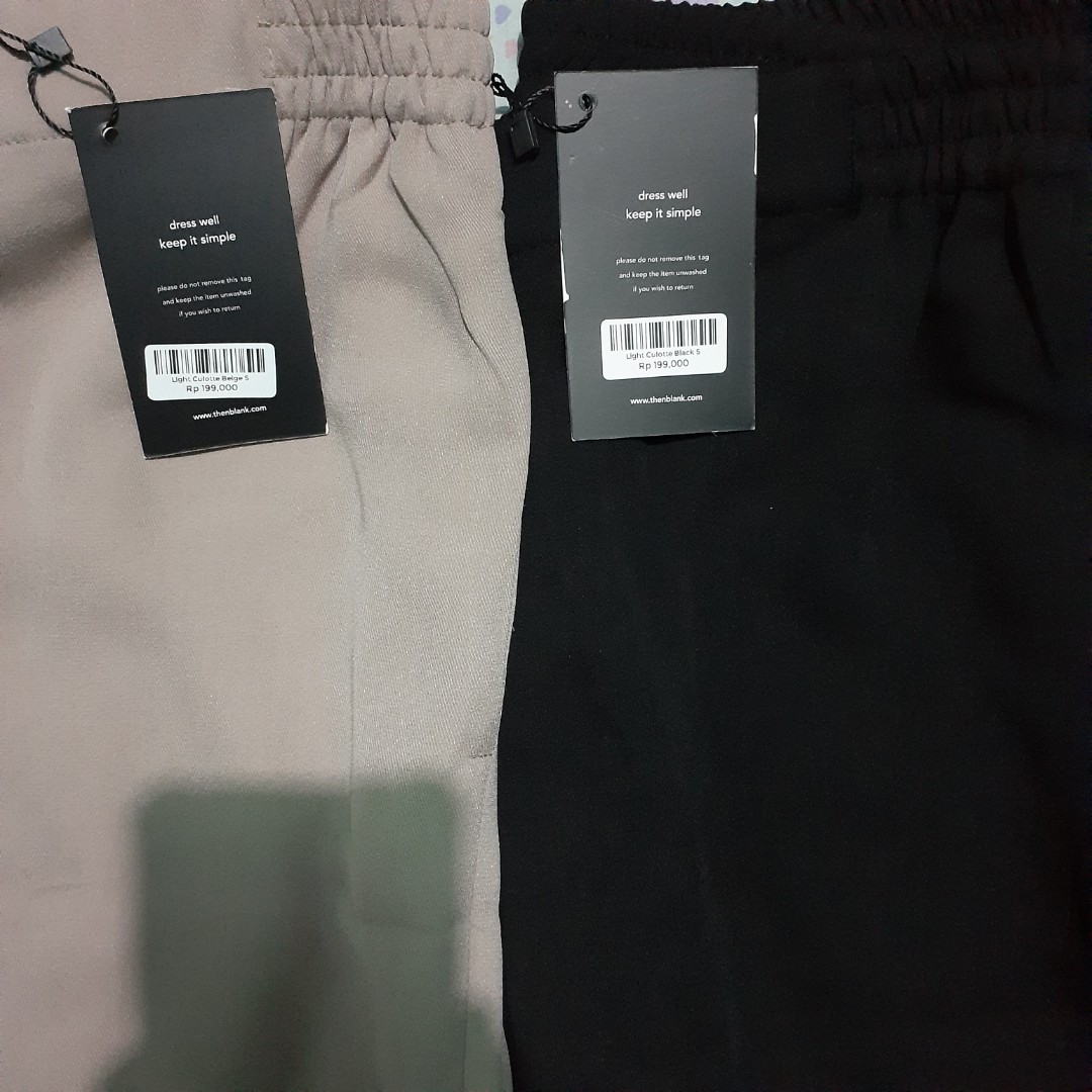 Then Blank - Light Culotte - Black Beige Size S