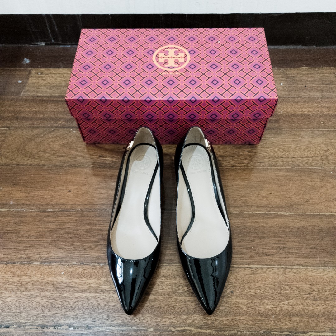 Tory burch women's clearance elizabeth leather pumps