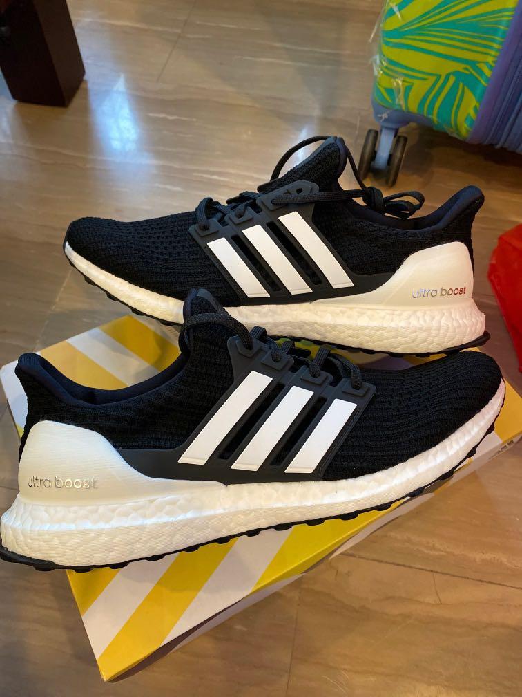 Ultra boost 4.0 black white, Men's Fashion, Footwear, Sneakers on Carousell
