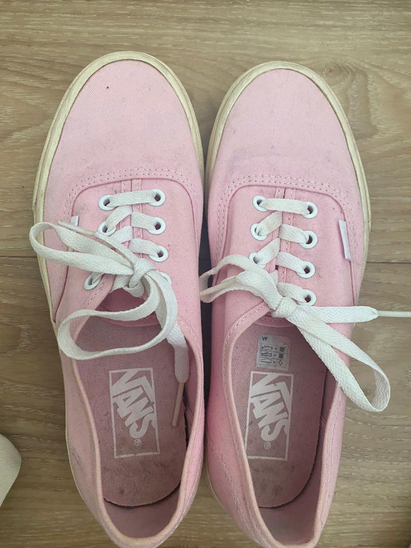 Low top light pink vans outlet