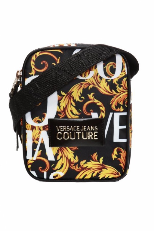 Versace Jeans Couture Heritage Logo Print Unisex Crossbody Bag 