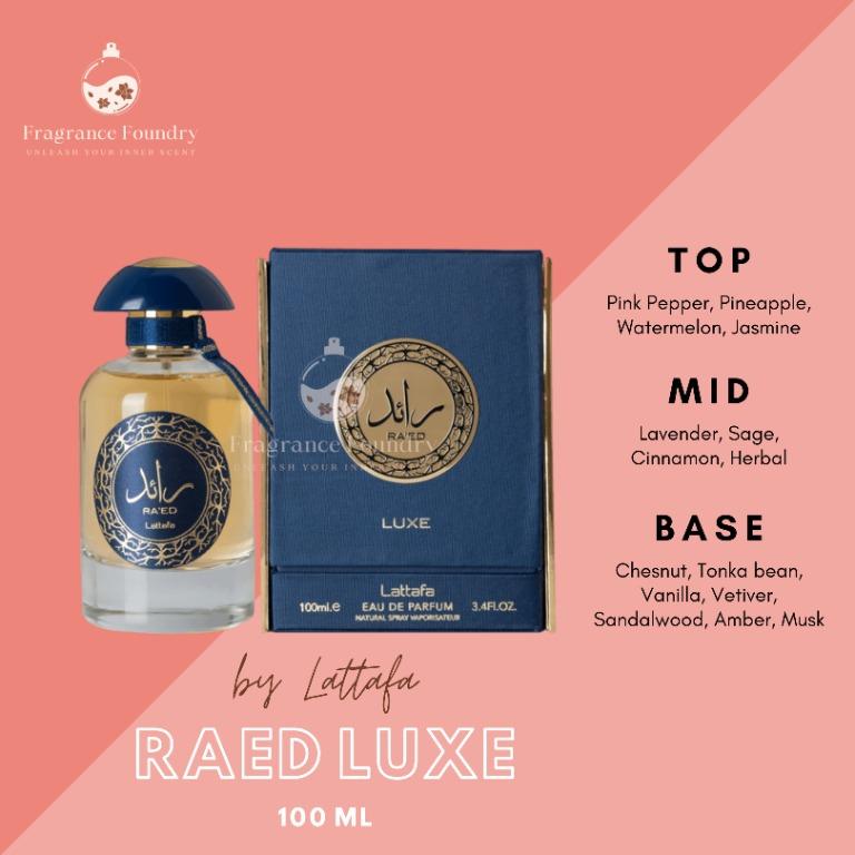 100 Original Arabic Perfume Ra Ed Luxe By Lattafa Health Beauty Perfumes Nail Care Others On Carousell