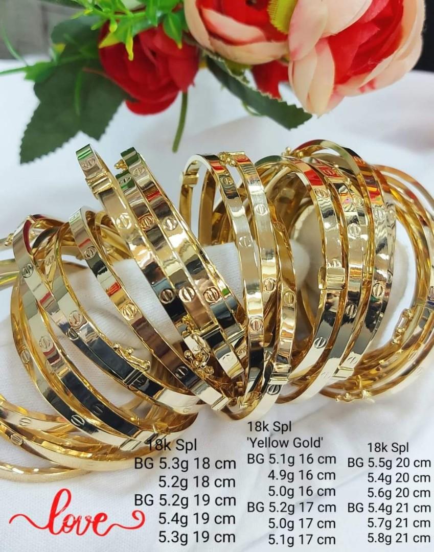4g gold bangles 2025