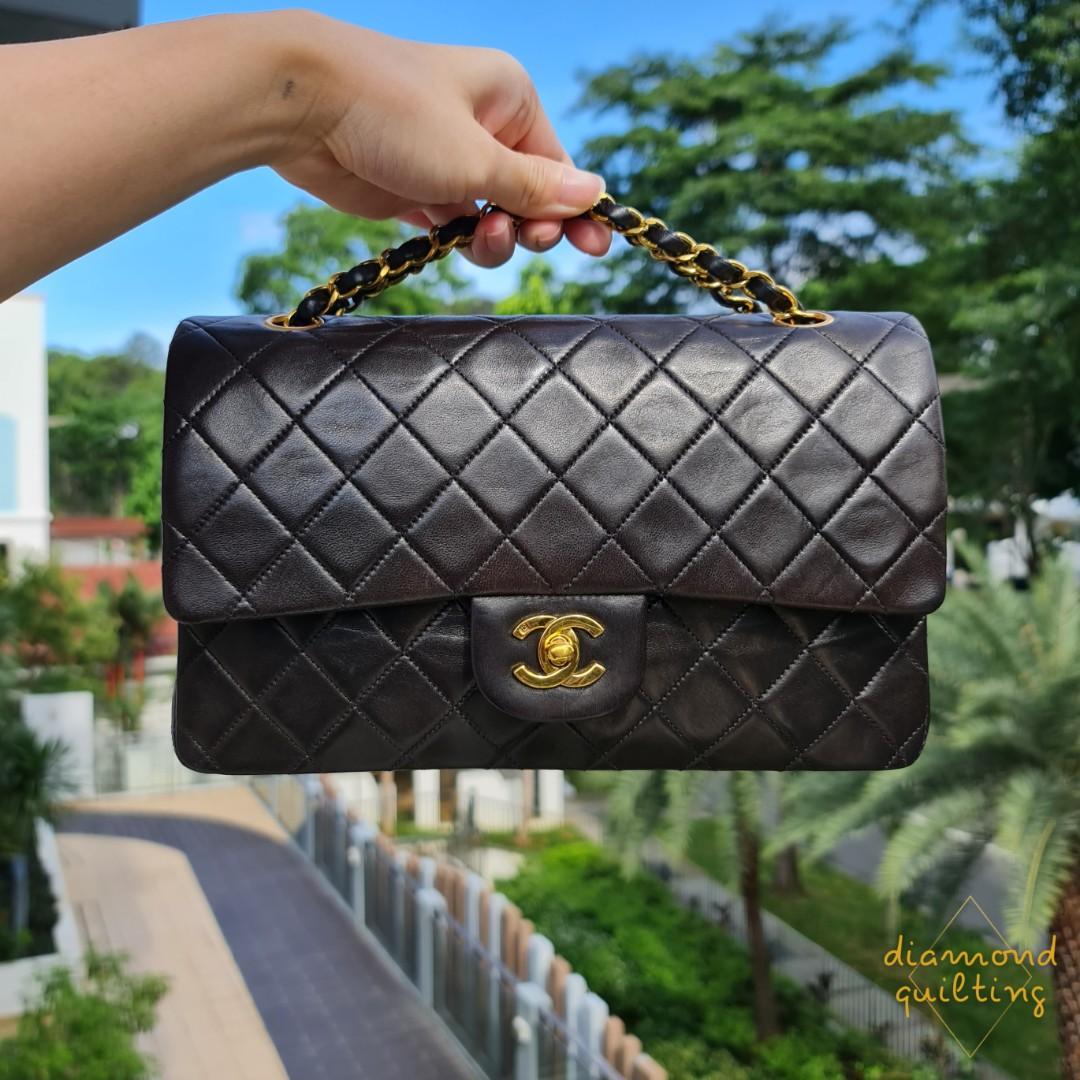 Chanel  Classic Flap Bag  Medium  Brown Lambskin  SHW  PreLoved   Bagista