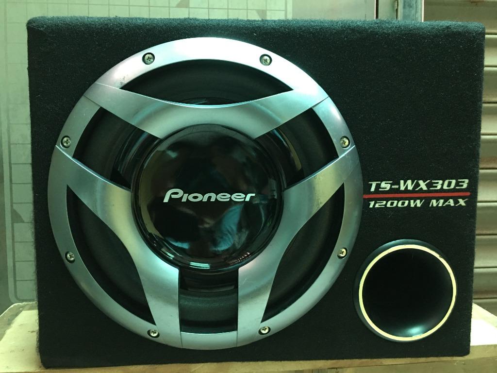日本先鋒 PIONEER TS WX303 超重低音喇叭 12吋單體 被動式重低音 1200W 照片瀏覽 3