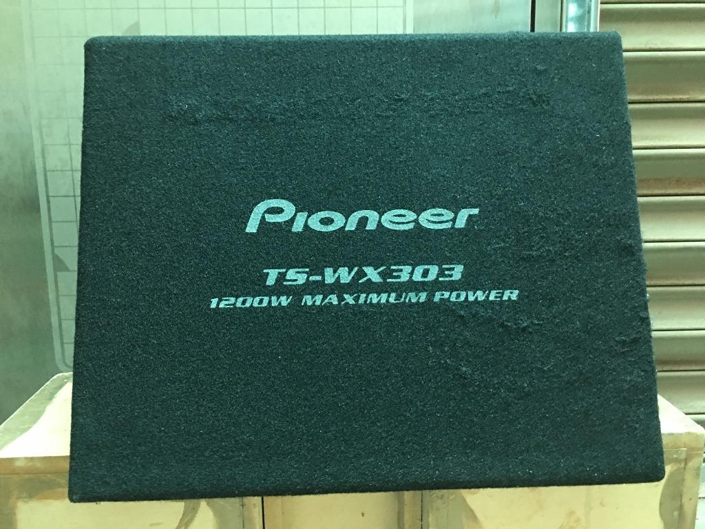 日本先鋒 PIONEER TS WX303 超重低音喇叭 12吋單體 被動式重低音 1200W 照片瀏覽 7