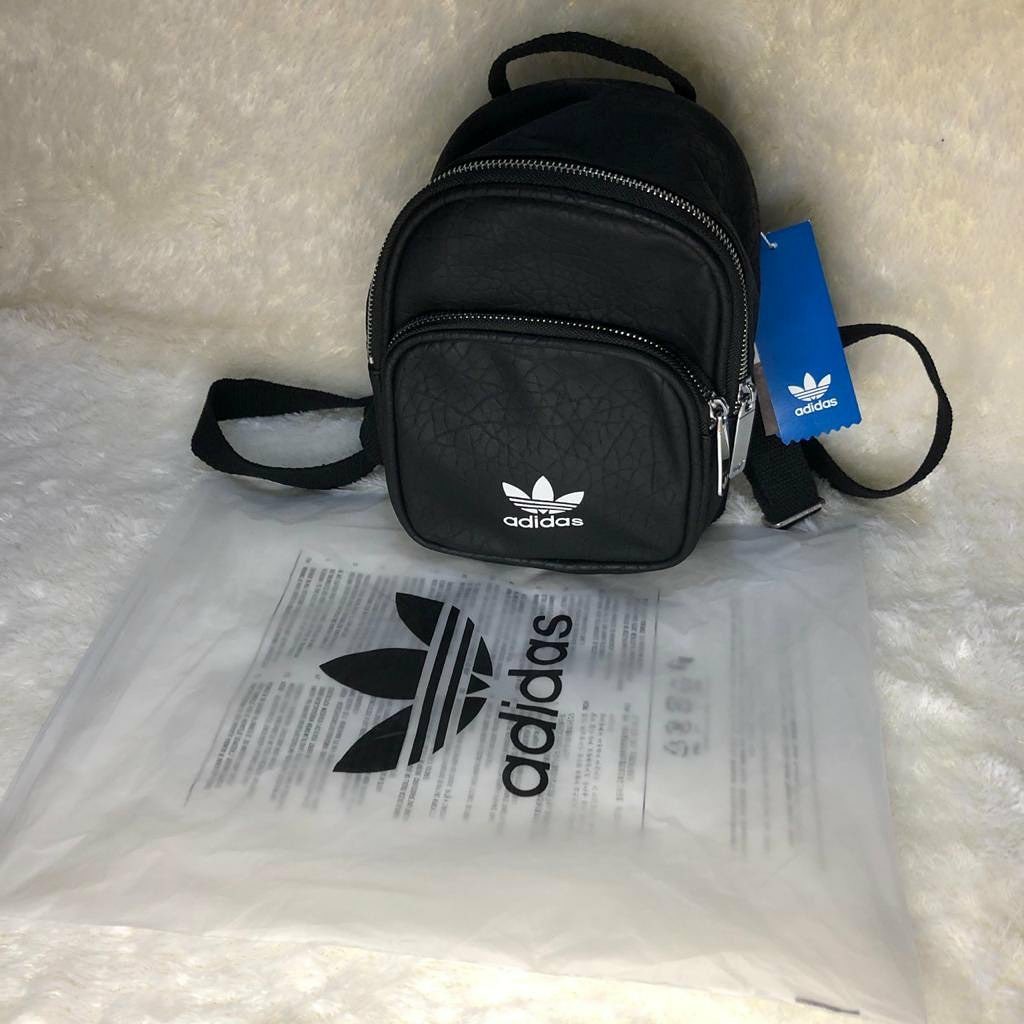 Adidas leather backpack//tas ransel 