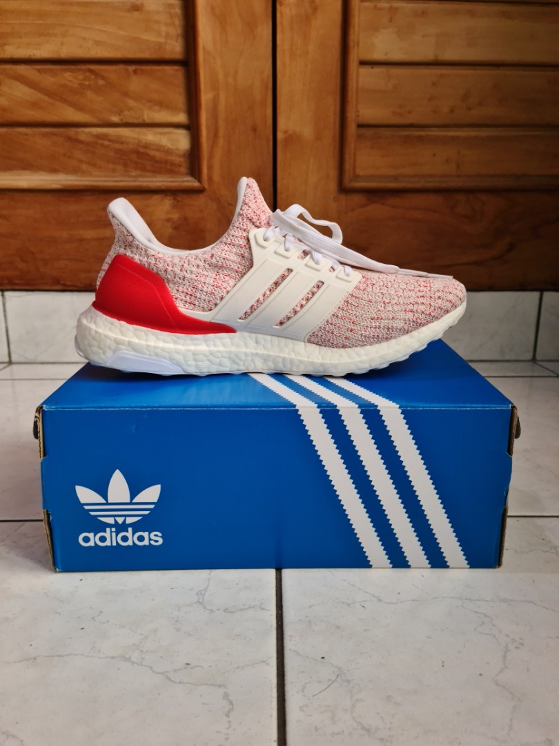 Adidas Ultraboost Chalk White DB3209 original, Fesyen Wanita, Sepatu di Carousell