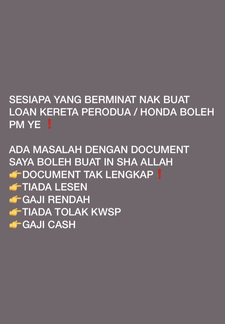 AGENT KERETA PERODUA PROTON DAN HONDA, Cars, Cars for Sale on 