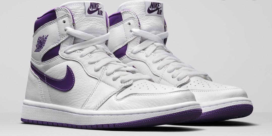 Jordan 1 purple womens clearance