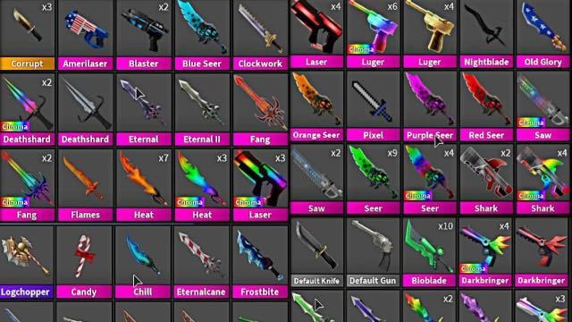 All Mm2 Roblox Godly Video Gaming Gaming Accessories In Game Products On Carousell - roblox robux blaster