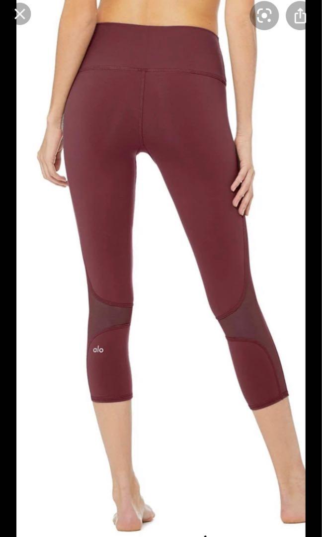 Alo High-Waist Airlift Capri, Women's Fashion, Activewear on Carousell