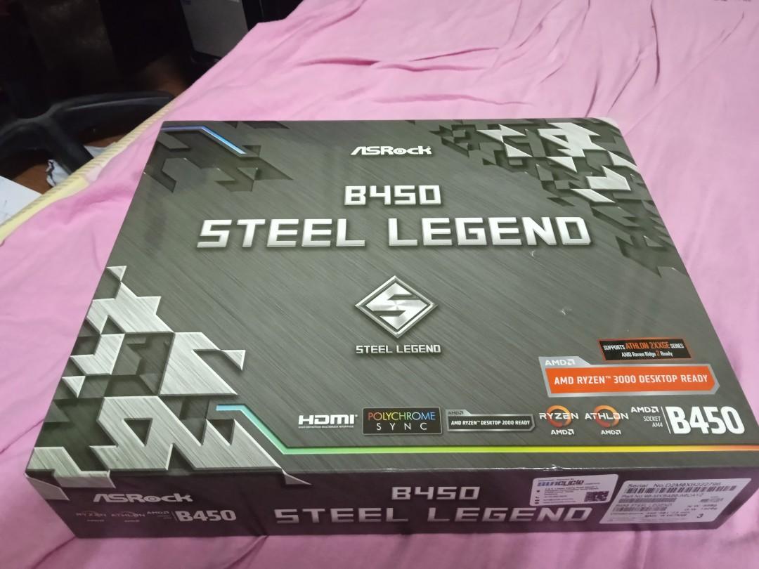 Asrock b450 steel legend amd hotsell