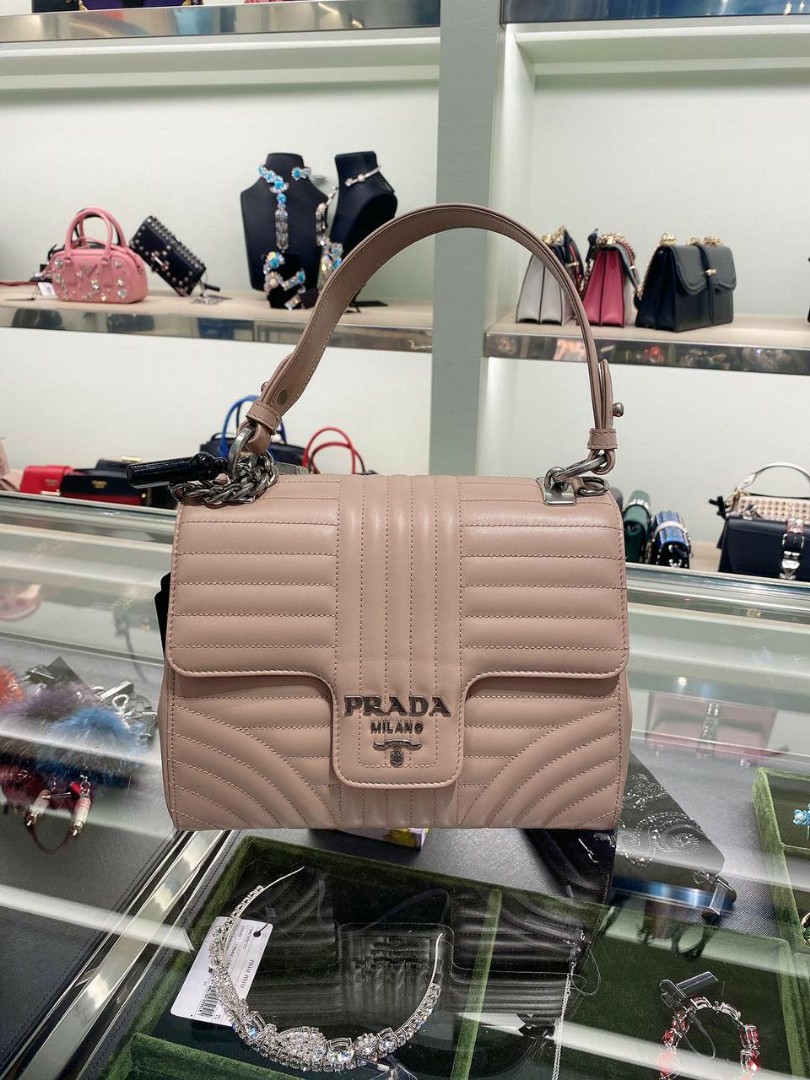 Prada diagramme tote bag top